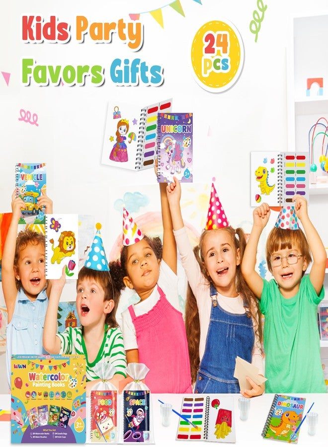 WWN 24 Water Coloring Books Party Favors: Bulk Mini Kids Birthday Favor, Goodie Bag Stuffers, Art & Crafts Classroom Prizes, Paint Activities School Toys, Halloween & Christmas Return Gifts for Ages 4-8 - Image 4